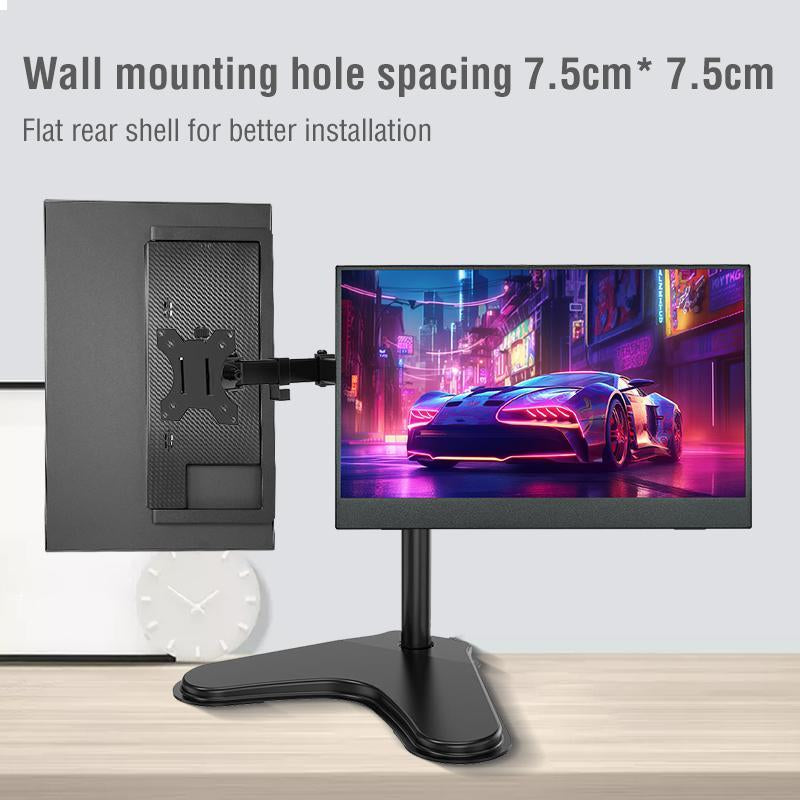 ANMITE 15.6 Inch Portable Monitor, 1 Count 1080P HDR 16:9 Low Blue Light Monitor, Multifunctional Monitor for Xbox/Ps5/5/Switch/Phone/Computer/Laptop
