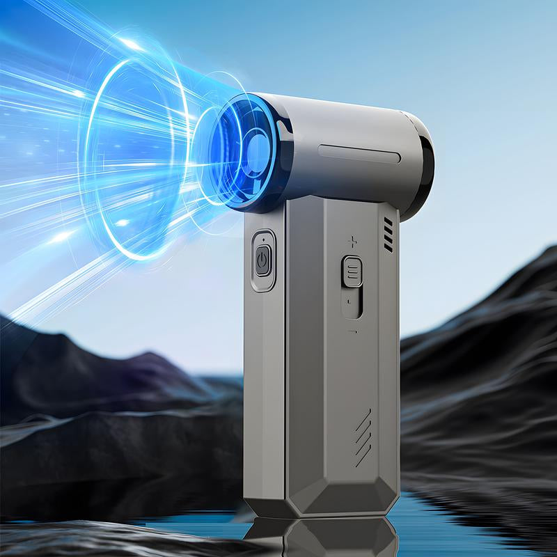 F72 Portable Handheld Air Blower & Vacuum, Rechargeable High-Speed Turbo Fan, 130,000 Rpm Electric Air Duster, Multifunctional Outdoor Vacuum Cleaner for Computer, Keyboards, Car Cleaning