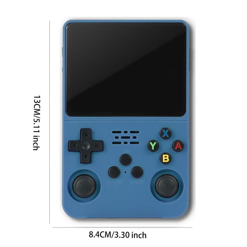 R36S Retro Video Handheld Game Console Linux System 3.5 in IPS Screen Built in 3000Mah Battery 32G+64G TF Card Preinstalled Gamess