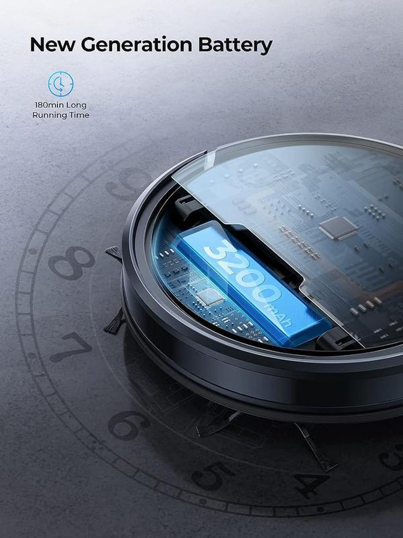 Laresar 3-In-1 Self-Charging Robot Vacuum Cleaner & Mop,4500Pa Strong Suction Carpet Auto-Boost Robotic Vacuum Cleaner, Self-Charging, Remote Control, Anti-Collision and Boundary Strips Smart Robot Vacuum Durable Powerful,Dealsforyoudays,Dealsforyoudays