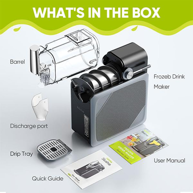 Inoviva Slushie Machine 68Oz | Halloween Gift for Family & Home Parties | 5-In-1 Frozen Drink Maker (Slushie/Milkshake/Frappé/Cocktail/Wine) | Auto-Clean, No Ice Needed | S1.2