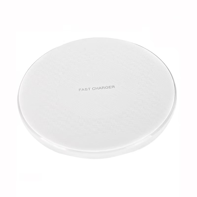 VIKEFON Wireless Charger Pad Stand Desktop Ultra-Thin Mobile Phone Fast Charging Dock Station for Iphone 14 13 12 Samsung Xiaomi