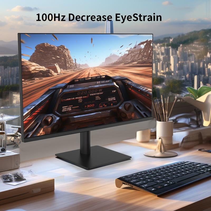 KTC 27-Inch 2K QHD 100Hz Computer Monitor, 2560*1440 IPS Panel PC Gaming Monitor, Anti-Blue Light Screen, 100% High Color Gamut, 123% Srgb, Support Free Sync and G Sync, PC Monitor for Casual Gaming and Working