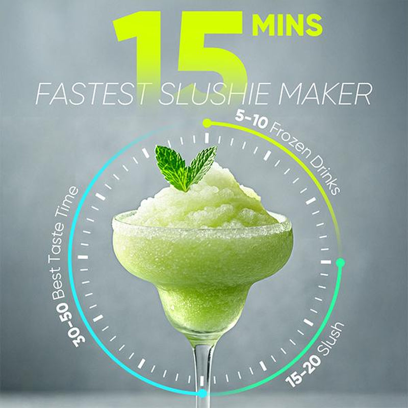 Inoviva Slushie Machine 68Oz | Halloween Gift for Family & Home Parties | 5-In-1 Frozen Drink Maker (Slushie/Milkshake/Frappé/Cocktail/Wine) | Auto-Clean, No Ice Needed | S1.2