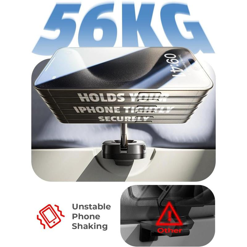 LISEN for Magsafe Airplane Phone Holder Travel Essentials, Universal Handsfree Airplane Accessories Must Haves Plane Phone Mount Travel Essentials for Flying Gifts Fits Iphone 15 Pro Max 14 13 12