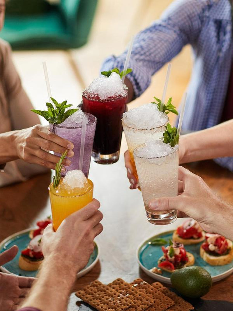 Ecozy Countertop Sonic Nugget Ice Maker,Chewable Ice Cubes,33 Lbs Daily Output,Self-Cleaning,Stainless Steel for Party/Kitchen/Bar