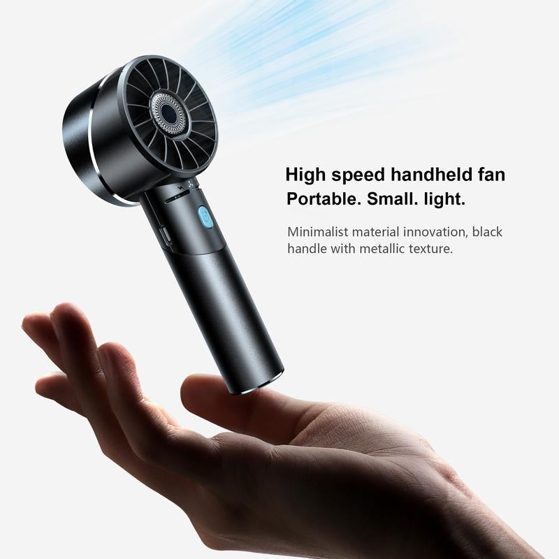 Portable 2600 Mah Handheld , Four Levels of Wind Speed Adjustment up to 7000 Rpm, Mist , USB Charging, Perfect for Travel, Outdoor and Summer Personal Cooling Fan