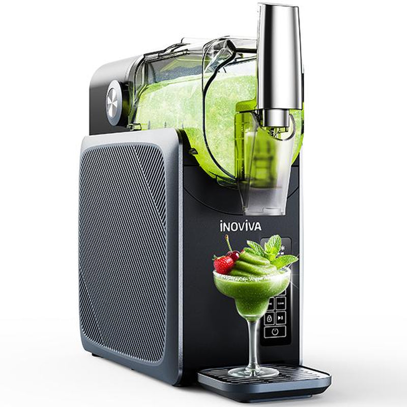 Inoviva Slushie Machine 68Oz | Halloween Gift for Family & Home Parties | 5-In-1 Frozen Drink Maker (Slushie/Milkshake/Frappé/Cocktail/Wine) | Auto-Clean, No Ice Needed | S1.2