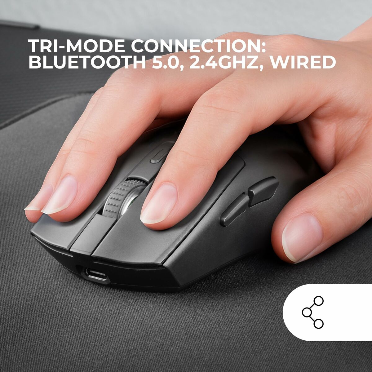 Gaming Mouse Mars Gaming MMT3 Black-5