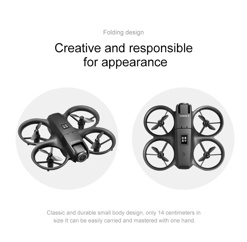 Xiaomi D16 Mini Drone with 180° Electric Adjustable 8K HD Camera WiFi Light Flow Drone Pocket Obstacle Avoidance Rc Quadcopter