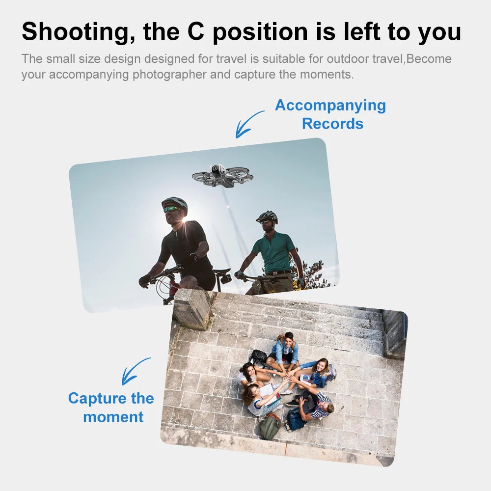 Xiaomi V666 Mini Drone 4K Professional Aerial 8k Dual Camera Intelligent obstacle avoidance  Brushless Quadcopter Kid RC Toy