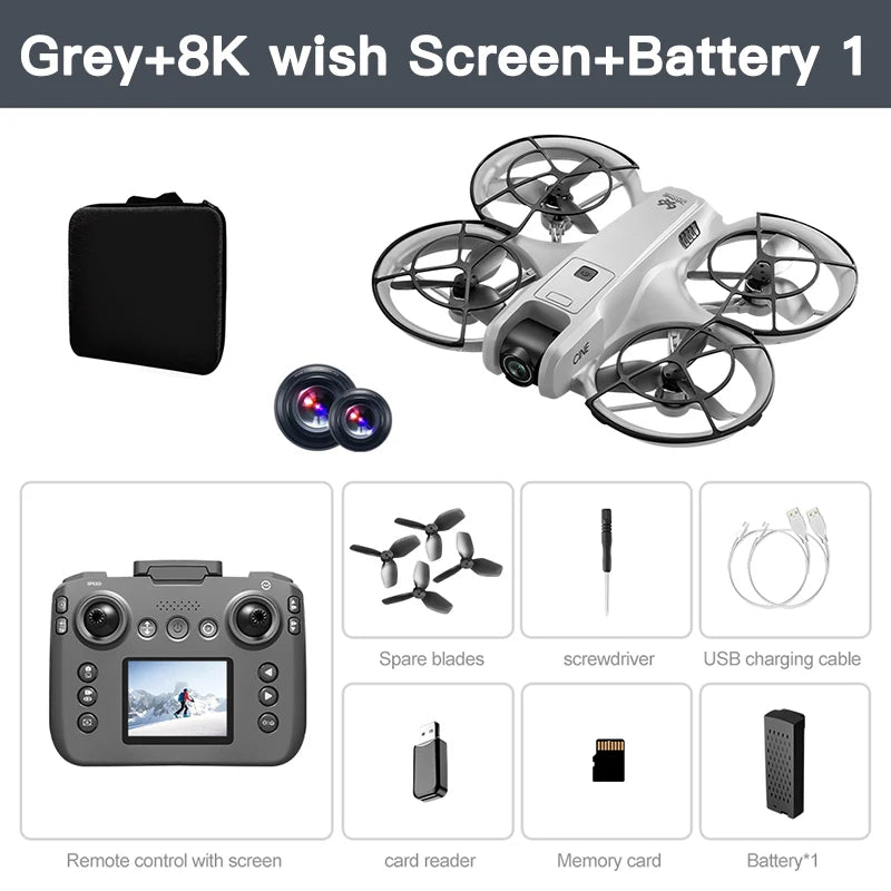 Xiaomi V666 Mini Drone 4K Professional Aerial 8k Dual Camera Intelligent obstacle avoidance  Brushless Quadcopter Kid RC Toy