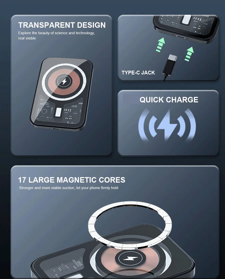 30W Magnetic Wireless Charger Car Air Vent Mount Phone Holder Stand Fast Charging Station For iPhone 12 13 14 Pro Max macsafe