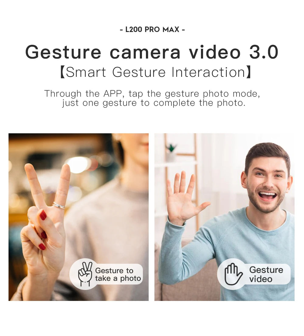 L200 PRO MAX GPS Drone with 2-axis Gimbal Professional Anti-shake 4K HD Camera FPV Drone 360° Obstacle Avoidance Quadcopter Toys