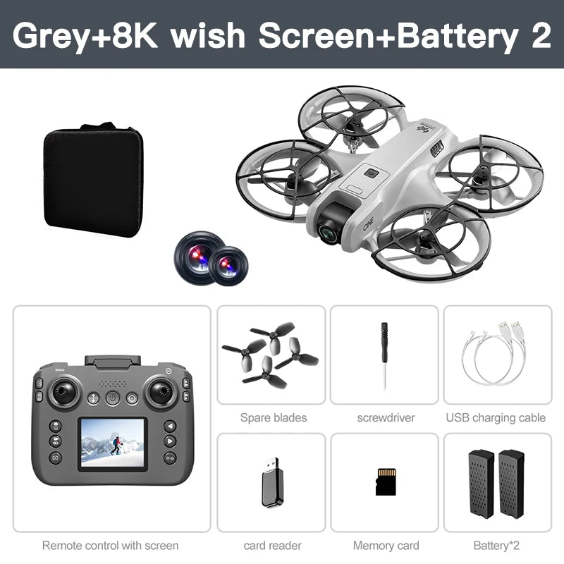Xiaomi V666 Mini Drone 4K Professional Aerial 8k Dual Camera Intelligent obstacle avoidance  Brushless Quadcopter Kid RC Toy