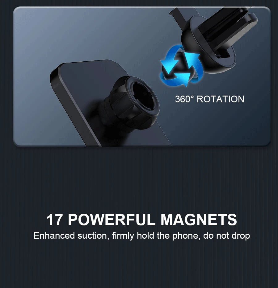 30W Magnetic Wireless Charger Car Air Vent Mount Phone Holder Stand Fast Charging Station For iPhone 12 13 14 Pro Max macsafe