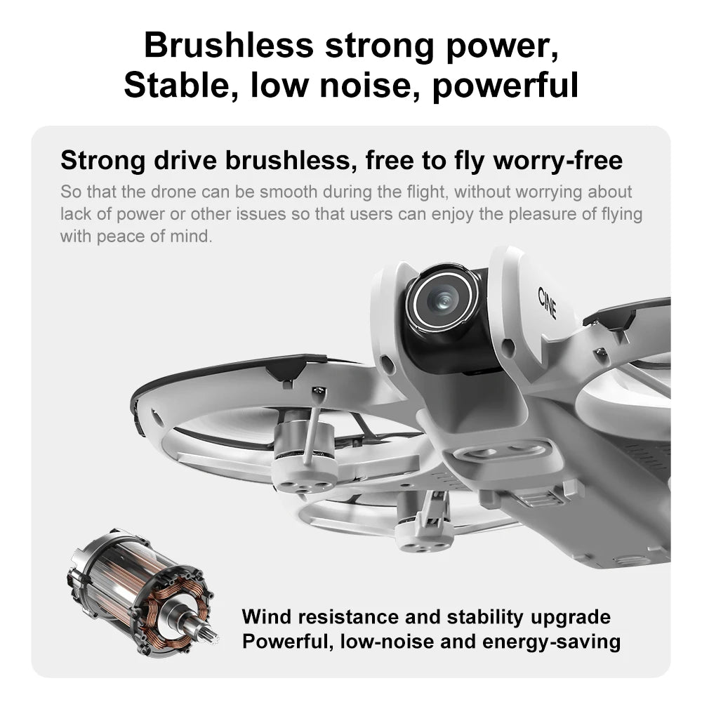 Xiaomi V666 Mini Drone 4K Professional Aerial 8k Dual Camera Intelligent obstacle avoidance  Brushless Quadcopter Kid RC Toy