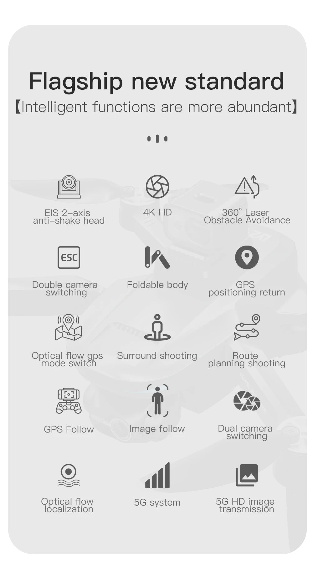 L200 PRO MAX GPS Drone with 2-axis Gimbal Professional Anti-shake 4K HD Camera FPV Drone 360° Obstacle Avoidance Quadcopter Toys