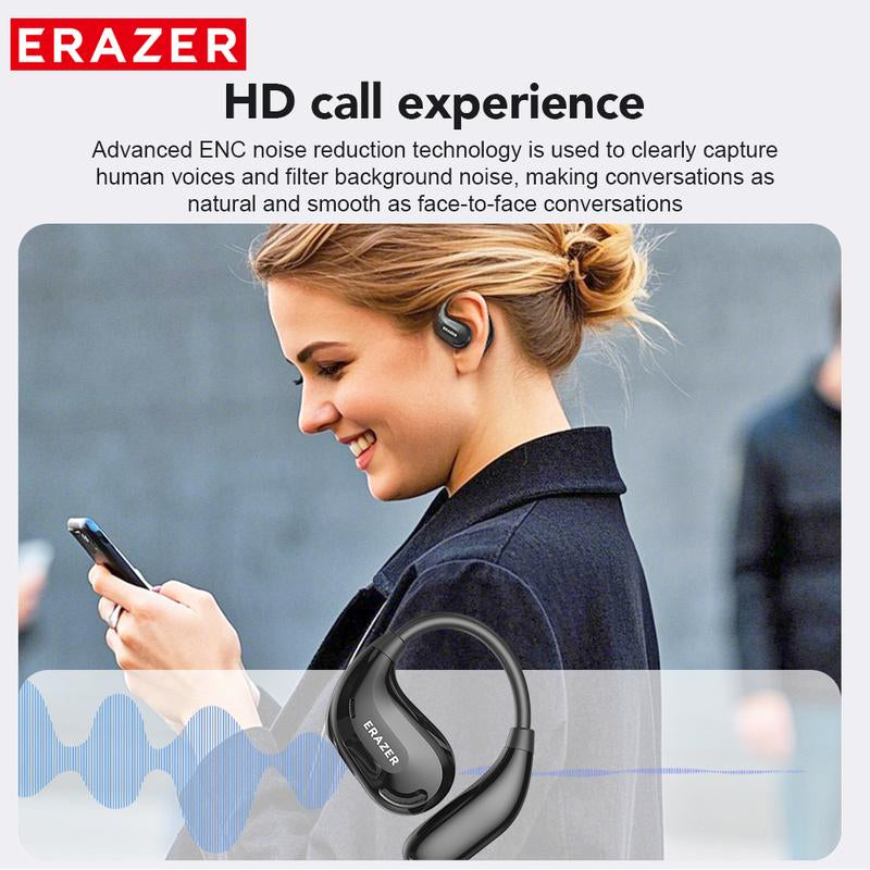 ERAZER Xt66Pro OWS Wireless Bluetooth Earphones HIFI Sound Quality Light-Weight Headphones Built-In Microphone