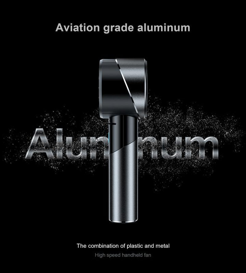 Portable 2600 Mah Handheld , Four Levels of Wind Speed Adjustment up to 7000 Rpm, Mist , USB Charging, Perfect for Travel, Outdoor and Summer Personal Cooling Fan