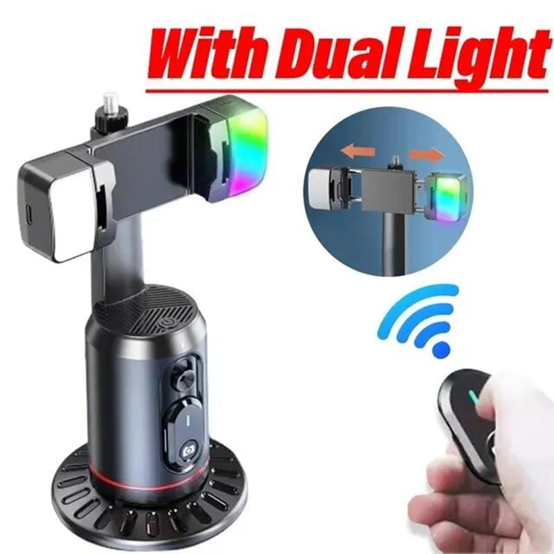 【Roreta 3C Digital Store】Auto Face Tracking Phone Holder,Optional 66.9" Mobile Phone Tripod and Wireless Remote Control Page Turer.Easy to Carry and Travel,Stable and Durable Adjustable Selfie