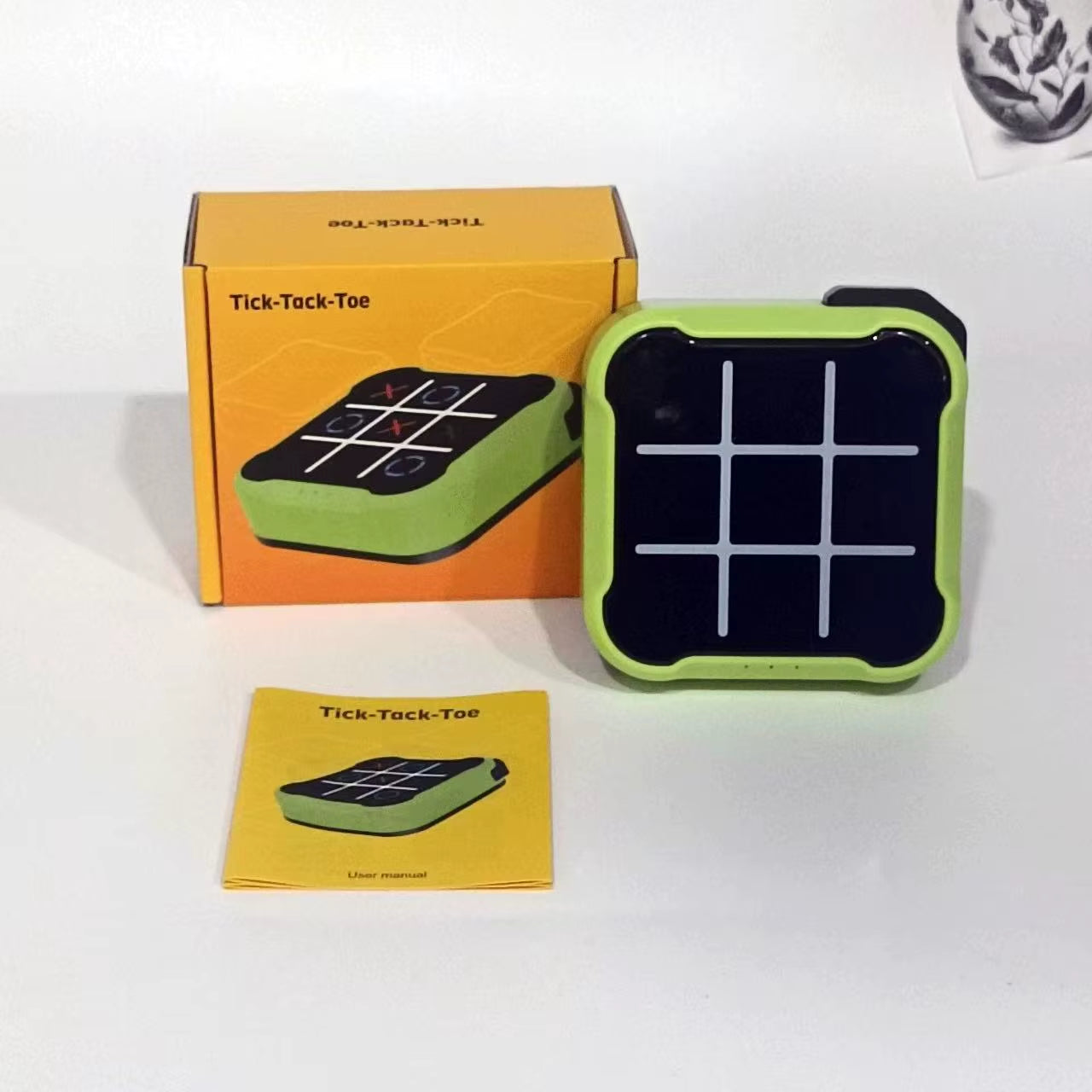 Tic Tac Toe Game Children Electronic Toys Noughts and Crosses Game Memory Training Infinite Portable Travel Games for Kids Adult