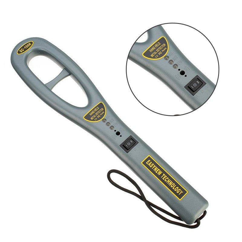 GC101H Portable Hand Held Metal Detector Body Scanner